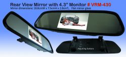 VRM-430 rear-view-monitor with 4.3" monitor
